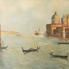 OIL PAINTING VENICE VIEW VEDUTA SIGNED NOVARETTI PIC-1