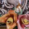 TWO VINTAGE CAPODIMONTE PORCELAIN DECOR PIECES PIC-13