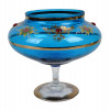 VINTAGE BOHEMIAN GLASS DECANTER AND CANDY BOWL PIC-4