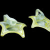 VINTAGE YELLOW MARIGOLD GLASS STARFISH PIECES PIC-2