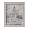 RUSSIAN MODERN WINTER CITYSCAPE PAINTINGS SIGNED PIC-2