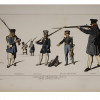 ANTIQUE COLORED MILITARY ETCHING BY JACQUEMIN PIC-0