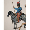 ANTIQUE COLORED MILITARY ETCHING BY JACQUEMIN PIC-3
