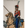 ANTIQUE COLORED MILITARY ETCHING BY JACQUEMIN PIC-2