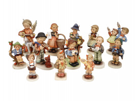 VINTAGE GERMAN HUMMEL GOEBEL PORCELAIN FIGURINES