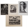 COLLECTION OF 40 HUNGARIAN MID CENTURY BOOKPLATES PIC-5