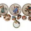 PORCELAIN GOEBEL HUMMEL FIGURINES AND WALL PLATES PIC-1