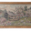 FRAMED EMBROIDERED PAINTINGS LANDSCAPES JUDAICA PIC-4