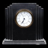 WATERFORD CRYSTAL METROPOLITAN CLOCK GOLD TRIM PIC-1