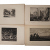 ANTIQUE FRENCH ETCHING PRINT COLLECTION PIC-1