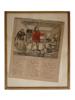 ANTIQUE RUSSIAN LUBOK LITHOGRAPH POSTER WITH POEM PIC-0