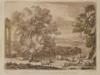 PAIR OF ANTIQUE ETCHINGS AFTER CLAUDE LORRAIN PIC-3