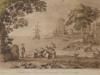 PAIR OF ANTIQUE ETCHINGS AFTER CLAUDE LORRAIN PIC-4