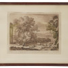 PAIR OF ANTIQUE ETCHINGS AFTER CLAUDE LORRAIN PIC-1