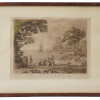 PAIR OF ANTIQUE ETCHINGS AFTER CLAUDE LORRAIN PIC-2