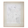 EUROPEAN MID CENTURY ABSTRACT LITHOGRAPH, SIGNED PIC-0