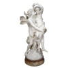 MATHURIN MOREAU ZEPHYRUS AND FLORA MARBLE STATUE PIC-0