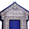 RUSSIAN SILVER AND CLOISONNE ENAMEL PICTURE FRAME PIC-4