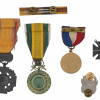 COLLECTION OF STERLING SILVER MEDAL INSIGNIAS PIC-1