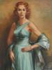 OIL PAINTING FEMALE PORTRAIT SIGNED JAN DE RUTH PIC-1