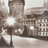 VINTAGE PHOTO PRINT OF CHARLES BRIDGE IN PRAGUE PIC-1