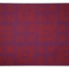 OP ART PRINT ON BOARD BLUE AND RED HANDSIGNED PIC-0