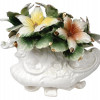 CAPODIMONTE FLOWER BASKETS AND ZHOSTOVO TRAYS PIC-5