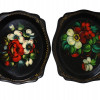 CAPODIMONTE FLOWER BASKETS AND ZHOSTOVO TRAYS PIC-7