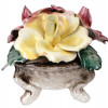 CAPODIMONTE FLOWER BASKETS AND ZHOSTOVO TRAYS PIC-4