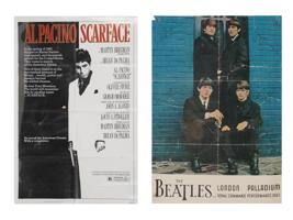 VINTAGE POSTERS AL PACINO IN SCARFACE THE BEATLES