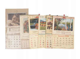 VINTAGE WALL CALENDARS BOY SCOUTS OF AMERICA