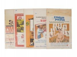 MID CENTURY 1960S AMERICAN MOVIE POSTERS