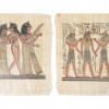 VINTAGE EGYPTIAN ANUBIS HORUS PAPYRUS COLLECTION PIC-1