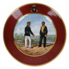 ANTIQUE RUSSIAN PORCELAIN IMPERIAL MILITARY PLATE PIC-0