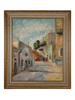 JUDAICA MEA SHEARIM JERUSALEM SIGNED OIL PAINTING PIC-0