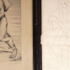 ETCHING BY FRIEDLANDER AND DRAWING OF JOE BURMAN PIC-5