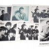 SIX SILVER SCREEN POSTERS THE BEATLES JAMES DEAN PIC-0