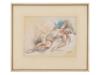 FRENCH PASTEL PAINTING NUDE FEMALE BY ANDRE LHOTE PIC-0