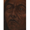 OIL ON BOARD PAINTING INDIAN CHIEF SIGNED J FLECK PIC-2