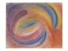 FRENCH ABSTRACT PAINTING ATTR TO SONIA DELAUNAY PIC-0