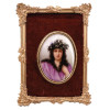 ANTIQUE 19TH C. FRENCH MINIATURE PAINTING MUSE PIC-0