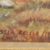 AMERICAN OIL PAINTING DOG SIGNED BY GISELA KELLER PIC-3