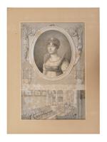 ANTIQUE JOSEPHINE BONAPARTE PORTRAIT ETCHING