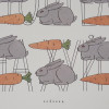 RUSSIAN COLOR SILKSCREEN RABBITS BY ILYA KABAKOV PIC-3