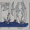 RUSSIAN COLORED LITHOGRAPH SHIPS BY ILYA KABAKOV PIC-4