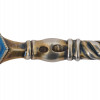 RUSSIAN SILVER GILT AND CLOISONNE ENAMEL SPOON PIC-5