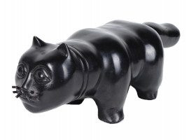 FERNANDO BOTERO SMALL BRONZE SCULPTURE OF A CAT