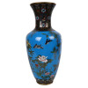 ANTIQUE JAPANESE MEIJI CLOISONNE GOLD INLAY VASE PIC-0