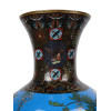 ANTIQUE JAPANESE MEIJI CLOISONNE GOLD INLAY VASE PIC-7