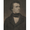 ANTIQUE AMERICAN FRANKLIN PIERCE PRINT, 19TH C. PIC-2